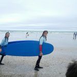 Surfing in summer camp in Ireland
