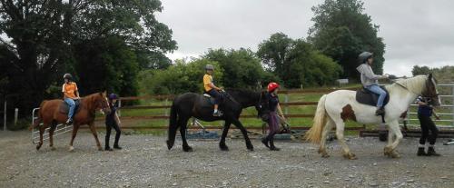 Paseo a caballo en Irlanda